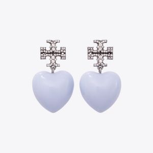 Tory Burch Heart Drop Earrings